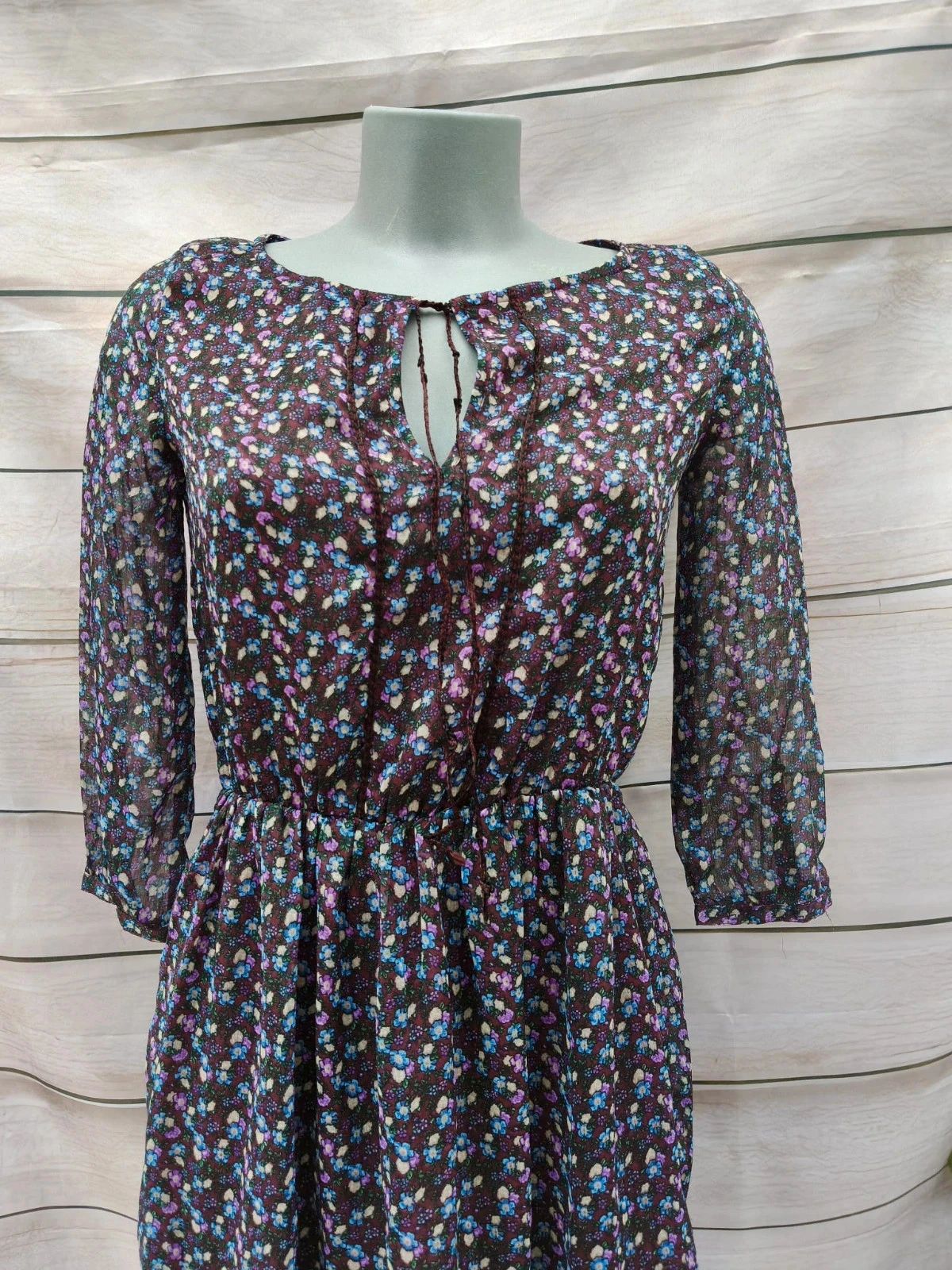 Kort jurkje met bloemenprint - Sfera Casual (Maat S) 💜 – photo 3